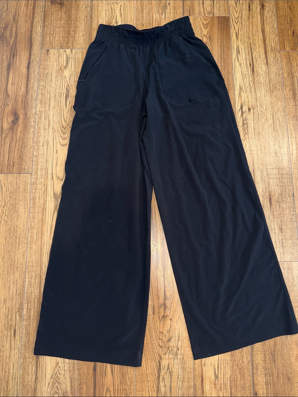 lululemon swift fabric Black Wide-Leg Lounge Pants
